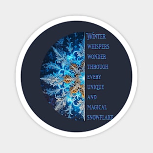 Winter Snowflake Magnet